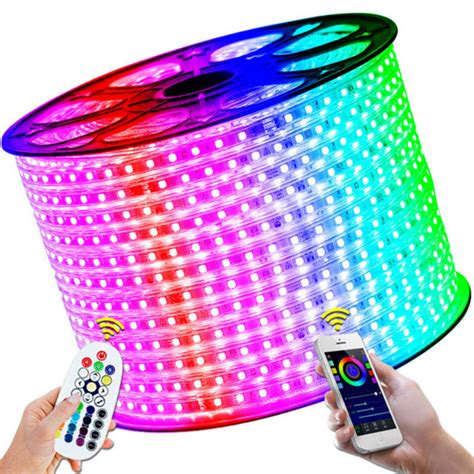 High Brightness Waterproof RGB SMD 5050 3528 Flexible LED Light Strip ...