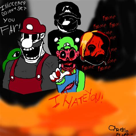 Spooky Mario Group by Cheeriofluff on Newgrounds