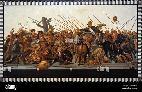 Modern reconstruction of Battle of Issus, between Alexander the Great ...