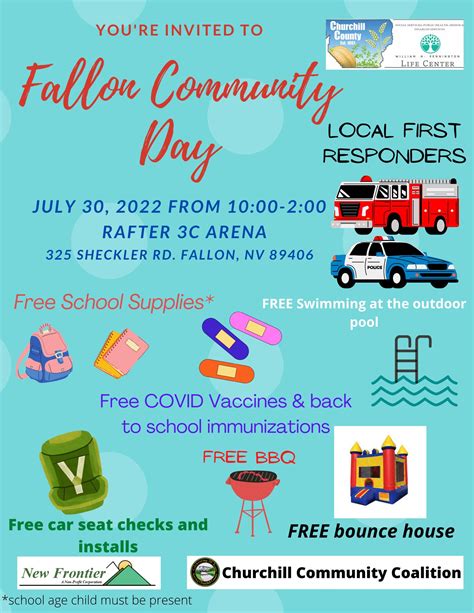 11th Annual Fallon Community Day - Rafter 3C Arena