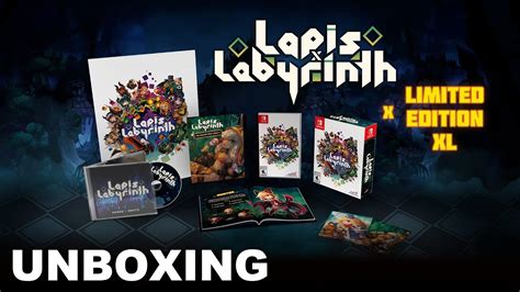 Lapis x Labyrinth - Limited Edition XL Unboxing (Nintendo Switch, PS4 ...