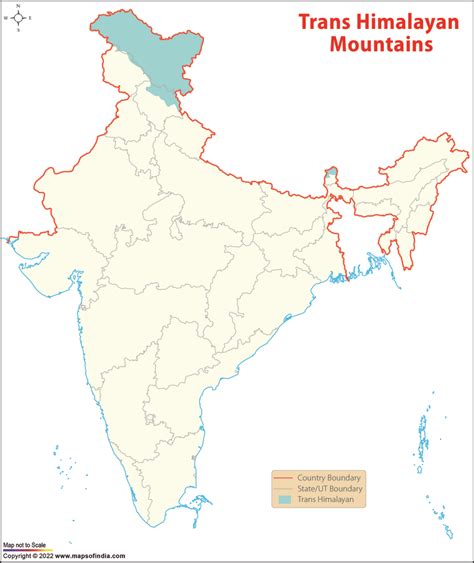 Map Of India Himalayan Mountains - Allene Madelina