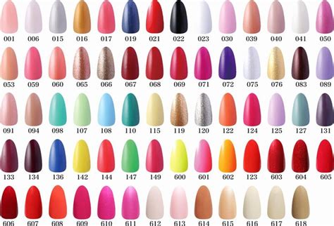 Opi Gel Nail Color Chart Nail Polish Color Chart Elegant Gel Nail ...