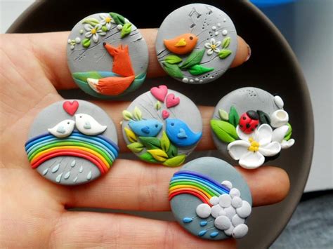 magnets fimo sculpey polymer clay | Polymer crafts, Clay crafts ...