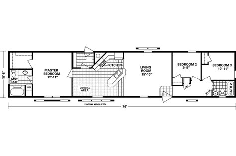 Home Floor Plans: 18 X 80 Mobile Home Floor Plans