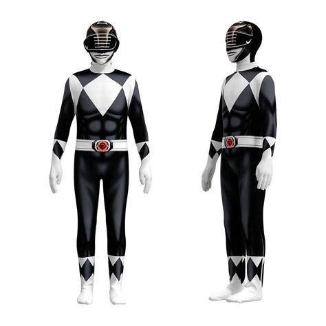 CHMORA Black Power Rangers Costumes for Children, Halloween Power ...