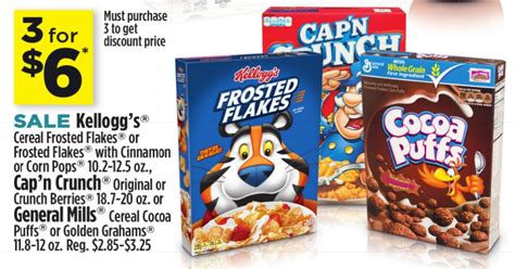 New $1 off Kellogg's Cereal Coupons (Just $1 at Dollar General ...