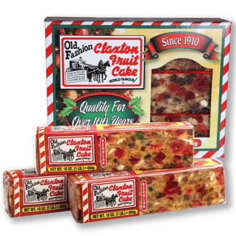 Claxton Bakery Claxton Fruit Cake, 16 Ounce (3 Pack), 1 unit - Kroger