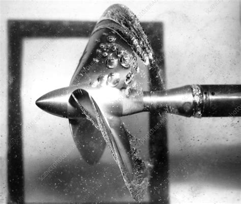 Propeller cavitation - Stock Image - V330/0164 - Science Photo Library