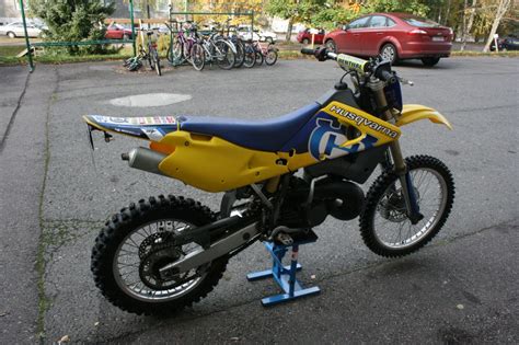 Husqvarna wr 300cc going supermoto