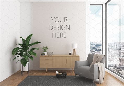 Interior mockup wall art background | Background Stock Photos ...