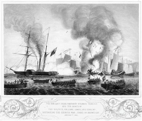 First Opium War, 1841 Photograph by Granger