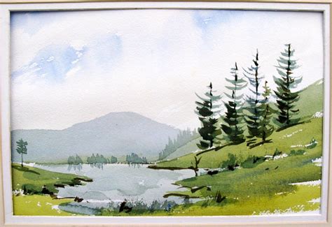 Painting your first watercolor landscape | Art- Watercolor Tutorials ...