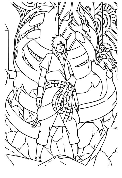 Free Printable Naruto Manga Coloring Page, Sheet And Picture For Adults ...