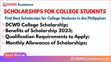 Scholarships for College Students Philippines | Apply Now