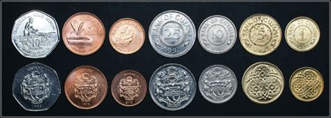 Guyana, Set 7 PCS Coins, VF Used Condition, Original Coin for ...