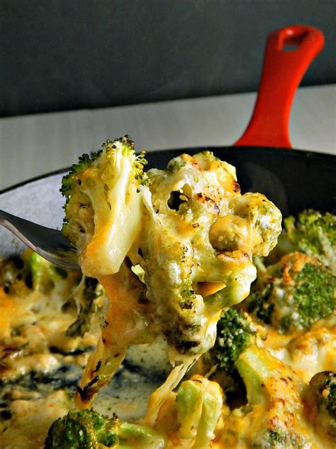 Easy Cheesy Broccoli Skillet - Frugal Hausfrau