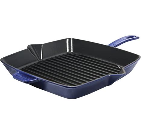 Staub Enameled Cast Iron Grill Pans and Griddles - Artichoke OTR