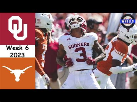 #12 Oklahoma vs #3 Texas (AMAZING GAME!) | Red River Rivalry | 2023 ...