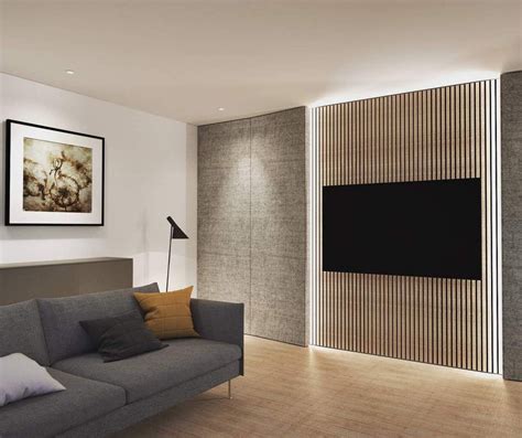 Acoustic Natural Oak | Slat Wood Wall Panels | Sound Proof Wall ...