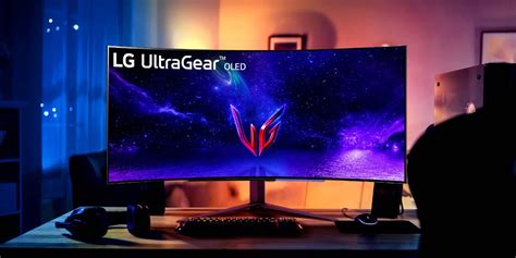 The LG 45" UltraGear Curved OLED Gaming Monitor Wraps Around Your Head