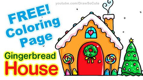 How To Draw A Gingerbread House - Treatytheory1