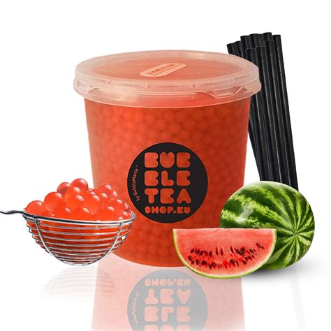 Buy Popping Boba Bubble Tea Kit - Fruit Bursting Boba Pearls for Bubble ...