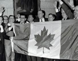 Canada - history of the flags (1965-)