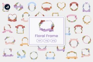 Floral Frame Illustration Graphic by Jump Studio · Creative Fabrica