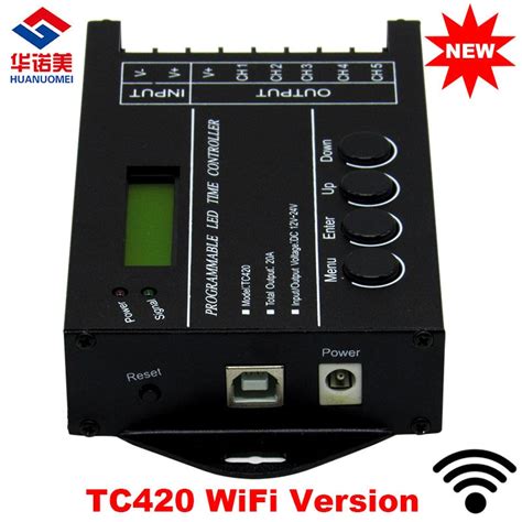 New TC420 WiFi time programable rgb led controller dimmer tc420 ...