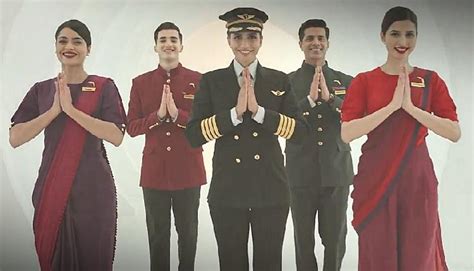 Air India Unveils Stylish New Uniforms Designed By Manish Malhotra ...