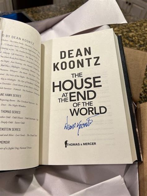 The House at the End of the World (by Dean Koontz) — A Book and A Dog