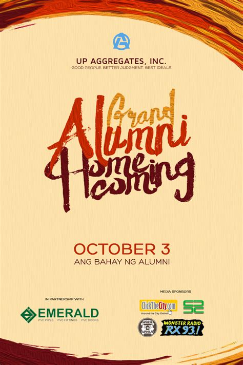 UP Aggregates, Inc. Grand Alumni Homecoming - When In Manila