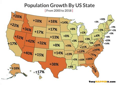 Us Population By State Map – Canada Map