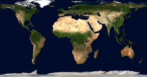 Finally an UNDISTORTED map showing the TRUE SIZE of the continents ...