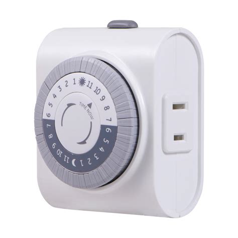 GE 24-Hour Plug-In Big Button Timer-15076 - The Home Depot