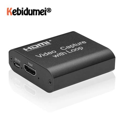 Mini 4K HDMI Capture Card 1080P Grabber For PS4 Game Phone Recording ...