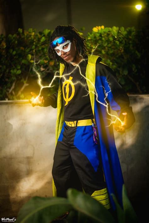 Static Shock 2 Cosplay Static Cosplay Costume Halloween Carnial Cosplay ...