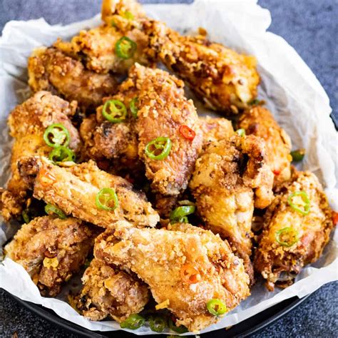 Chinese Salt and Pepper Chicken Wings | All Ways Delicious