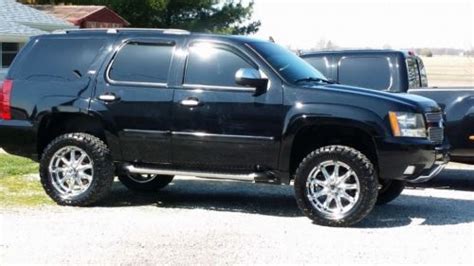 Sell new tahoe, lifted, black, SUV, leather, loaded, excellent ...