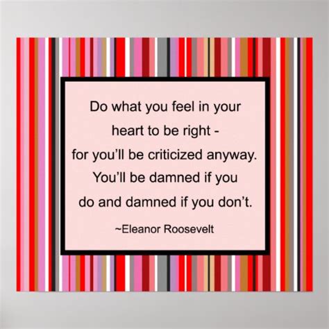 Eleanor Roosevelt Quote Poster | Zazzle