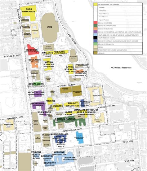 Howard University Campus Map - Sacha Clotilda