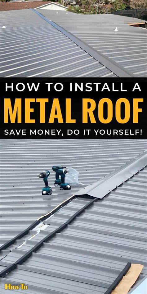 Metal roof installation – Artofit