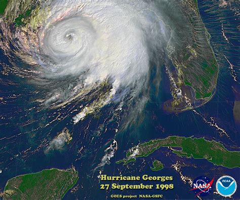 Hurricane Georges in 1998