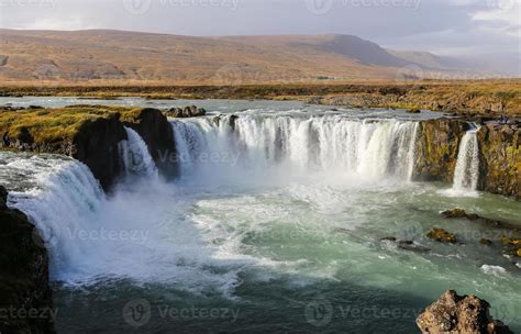 Godafoss waterfall in Iceland 10245171 Stock Photo at Vecteezy