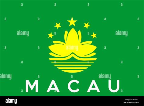 flag of Macau Stock Photo - Alamy