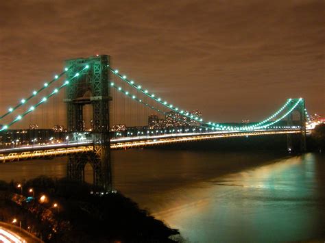 George Washington Bridge At Night | George Washington Bridge… | Flickr