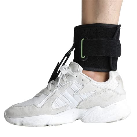 Adjustable Drop Foot Brace - Unisex Ankle Brace for Right/Left Foot ...