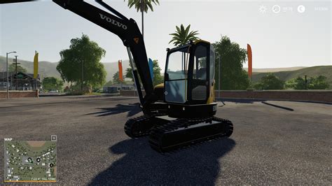 LS2019 Volvo mini excavator v1.0 - Farming Simulator 22 mod, LS22 Mod ...