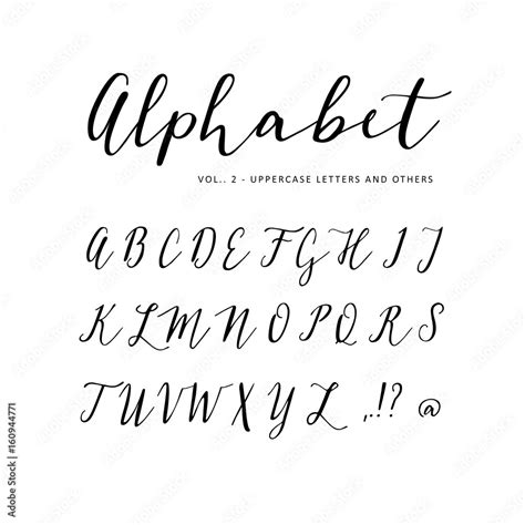 Script Letters Of The Alphabet